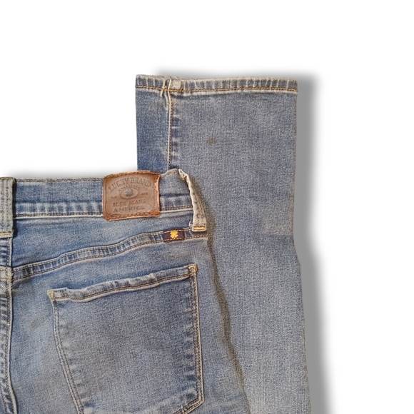 LUCKY BRAND - Brooke Straight Medium Wash Slight Distressed Size 4 - Picture 7 of 15